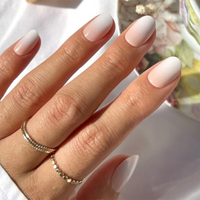Cream (Oval - Cortas)